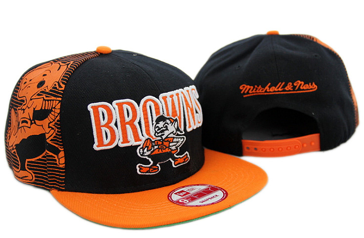 NFL Cleveland Browns Snapback Hat NU01.jpg